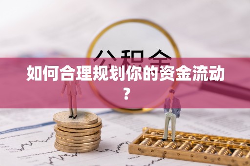 巴青如何合理规划你的资金流动？