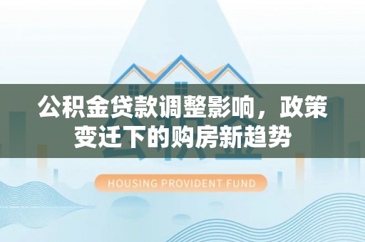 巴青公积金贷款调整影响，政策变迁下的购房新趋势
