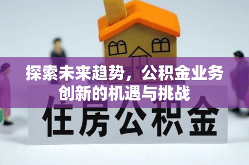 巴青探索未来趋势，公积金业务创新的机遇与挑战