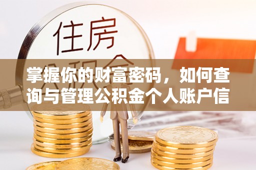 巴青掌握你的财富密码，如何查询与管理公积金个人账户信息