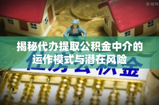 巴青揭秘代办提取公积金中介的运作模式与潜在风险