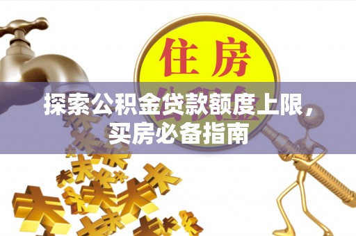 巴青探索公积金贷款额度上限，买房必备指南