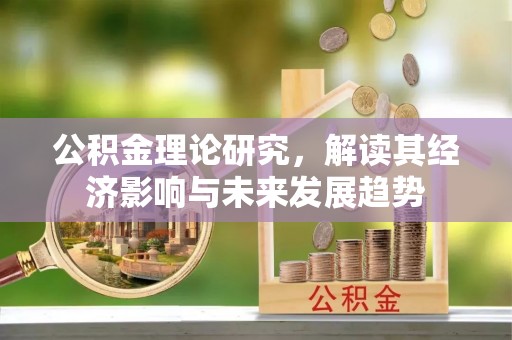 巴青公积金理论研究，解读其经济影响与未来发展趋势