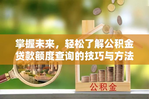巴青掌握未来，轻松了解公积金贷款额度查询的技巧与方法