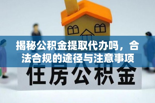 巴青揭秘公积金提取代办吗，合法合规的途径与注意事项