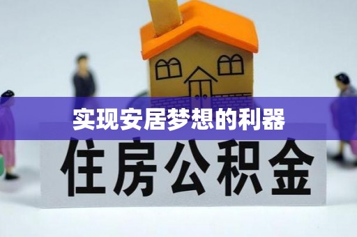巴青实现安居梦想的利器