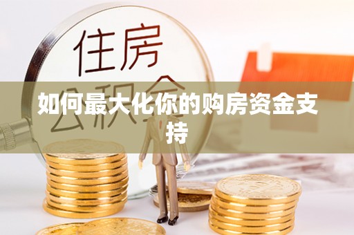 巴青如何最大化你的购房资金支持